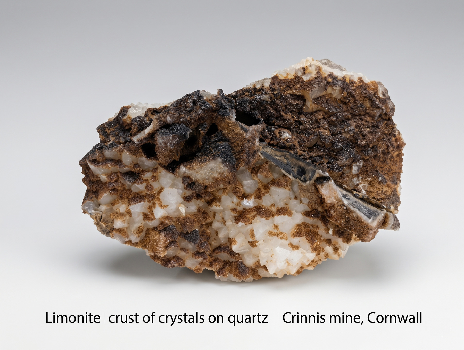 Crinnis Mine, Limonite, submitted by BertyBasset on 12-05-2026.
© Robin Griffiths, post processing by Nano Banana Crinnis Mine, Limonite